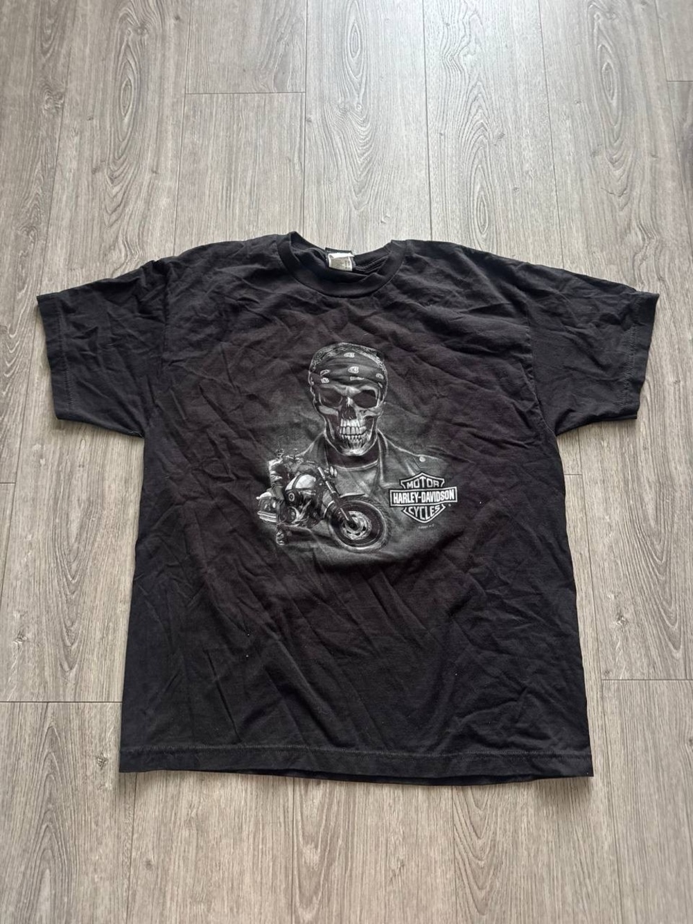 Vintage Harley-Davidson Skull Arizona T-Shirts L Size (85)